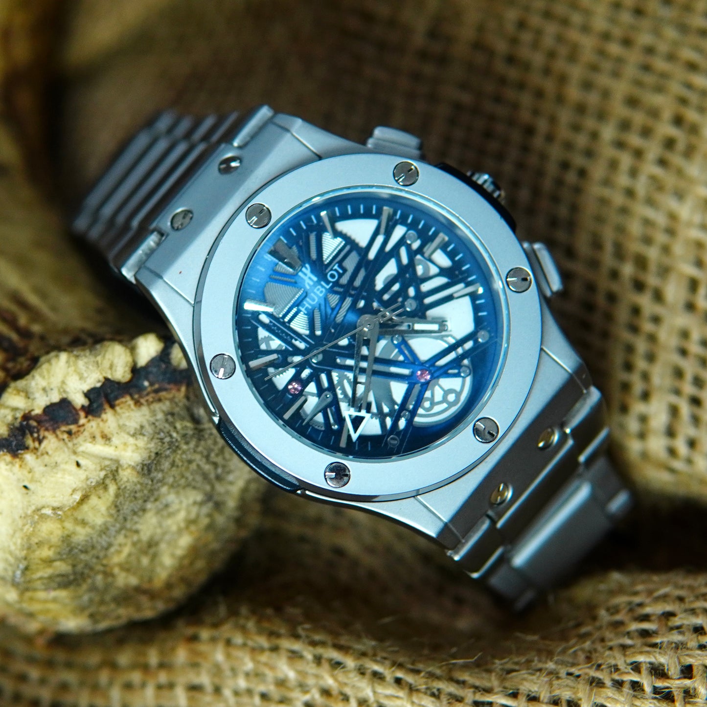Hublot Classic Fusion Skeleton Titanium Watch M005