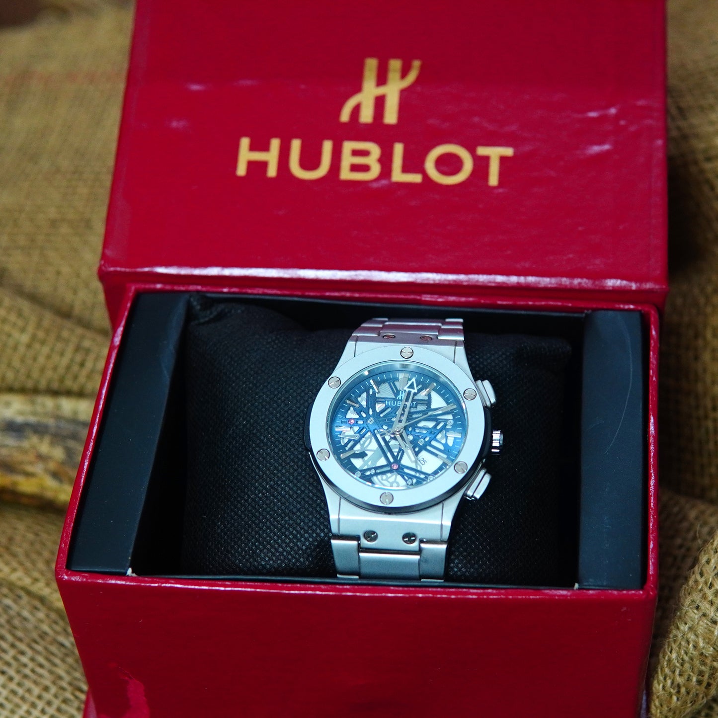 Hublot Classic Fusion Skeleton Titanium Watch M005