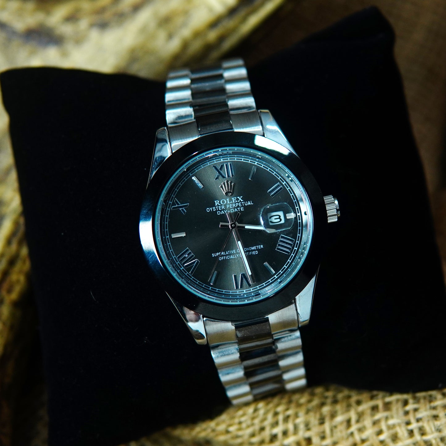 Rolex Oyster Perpetual Datejust with Diamond Hour Markers Watch M024