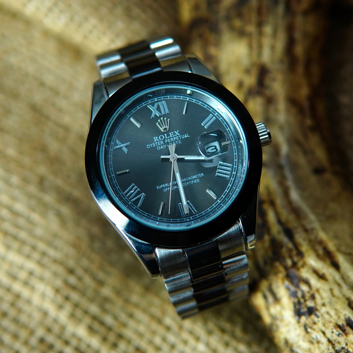 Rolex Oyster Perpetual Datejust with Diamond Hour Markers Watch M024