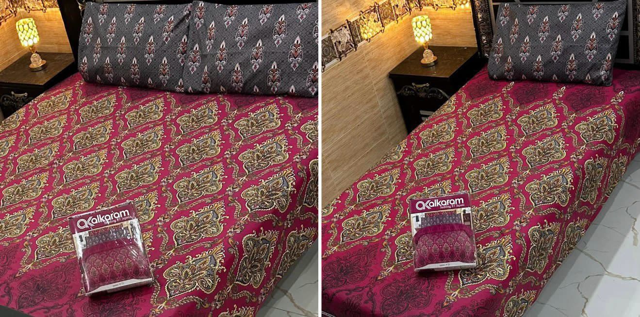 Alkaram Bedsheets 6 Different Designs
