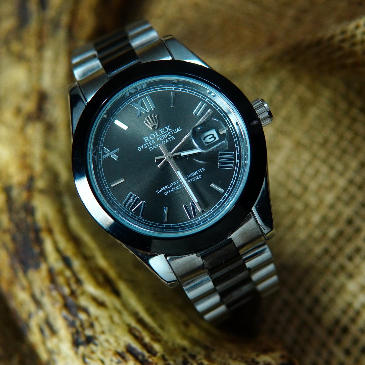 Rolex Oyster Perpetual Datejust with Diamond Hour Markers Watch M024