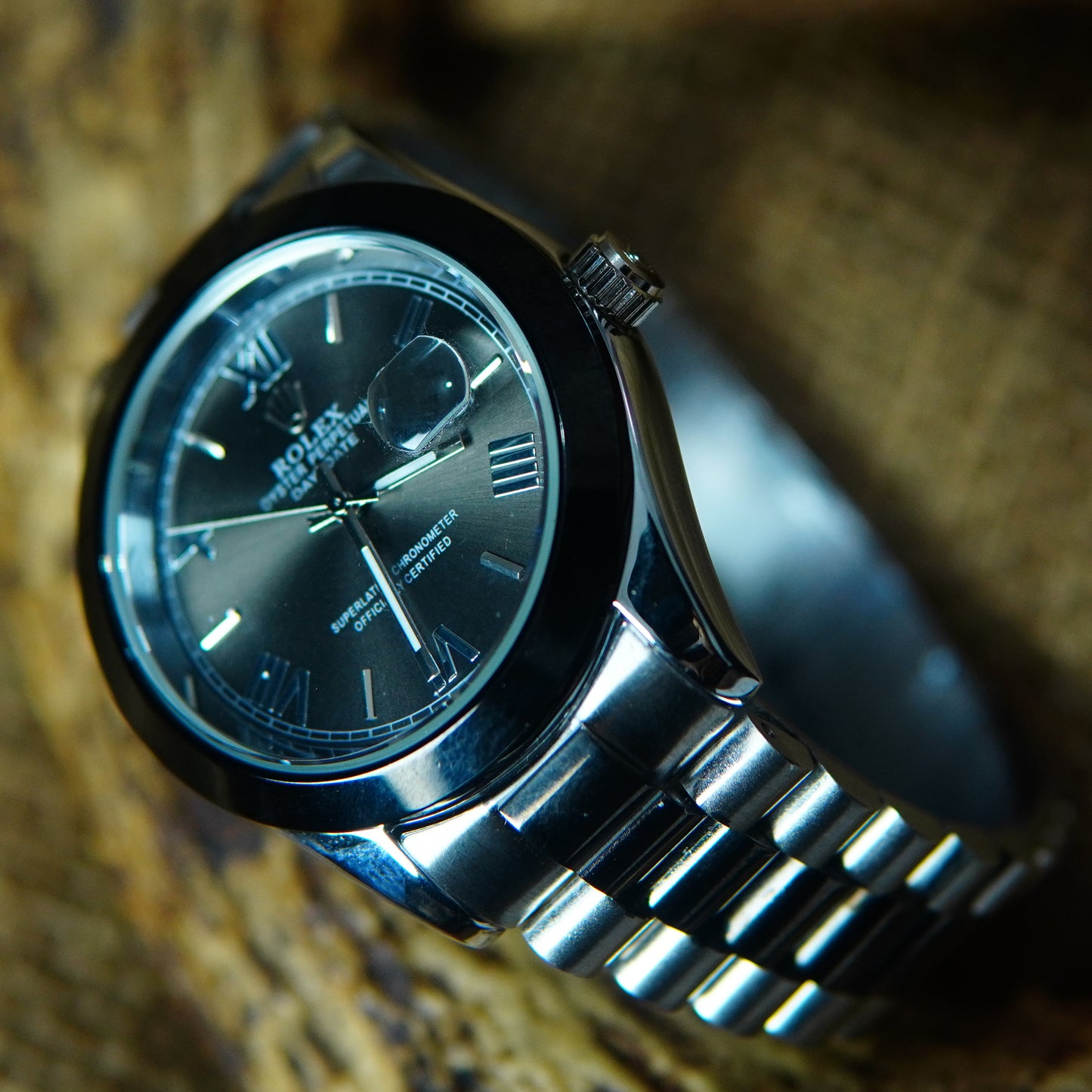 Rolex Oyster Perpetual Datejust with Diamond Hour Markers Watch M024