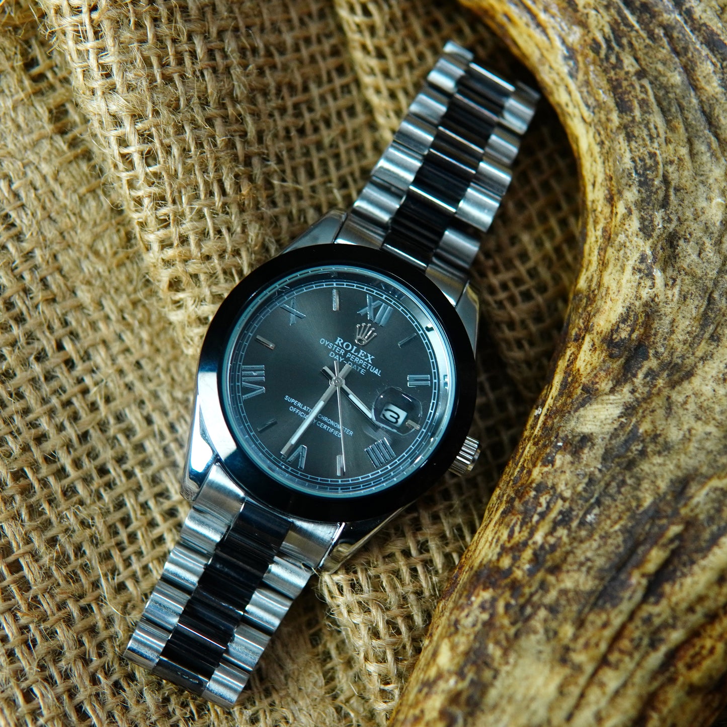 Rolex Oyster Perpetual Datejust with Diamond Hour Markers Watch M024