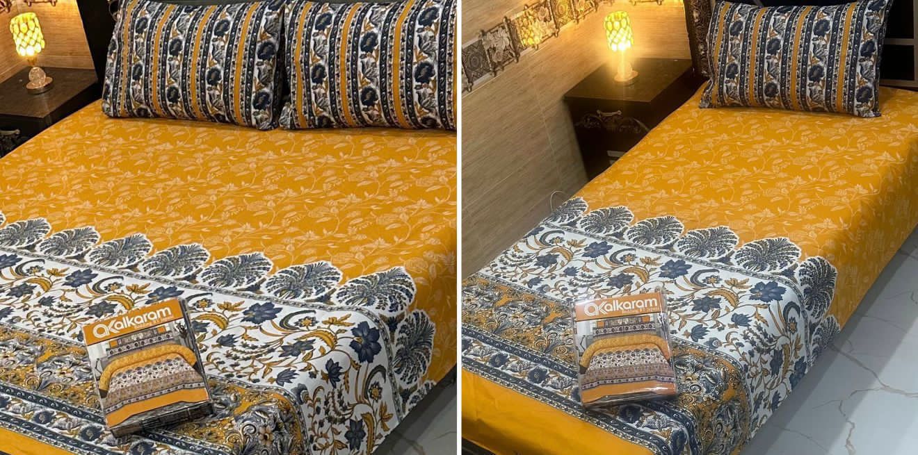 Alkaram Bedsheets 6 Different Designs